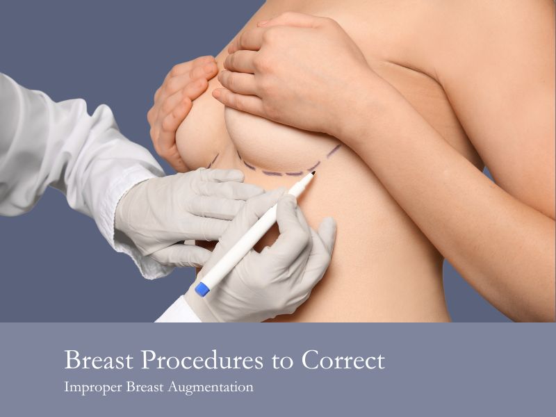 Breast Procedures to Correct Improper Breast Augmentation