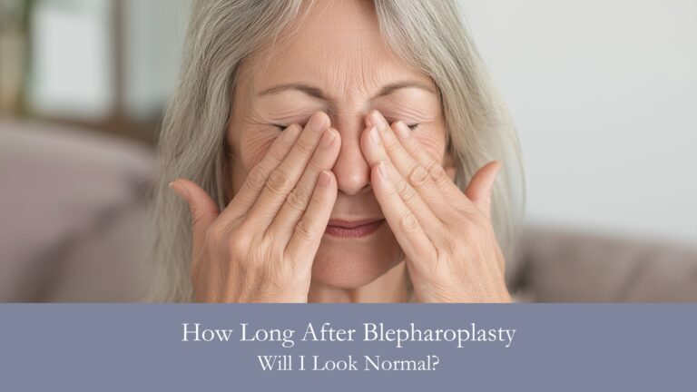 How Long After Blepharoplasty Will I Look Normal?