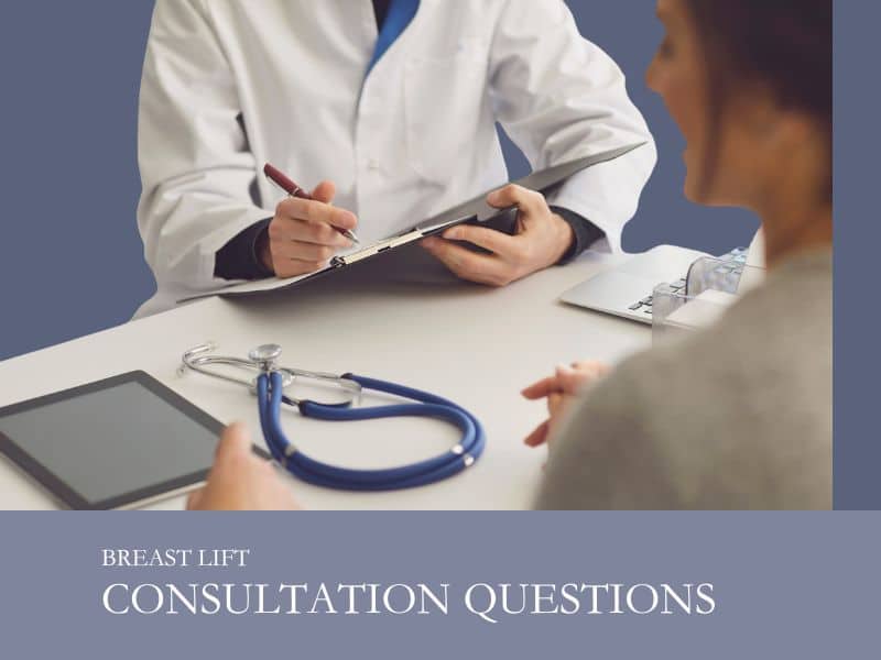 breast lift consultation questions